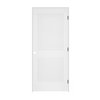 Codel Doors 24" x 80" x 1-3/8" Primed 2-Panel Interior Flat Panel Door with Ovolo Bead 7-1/4" LH Prehung Door 2068pri8082LH10B714
